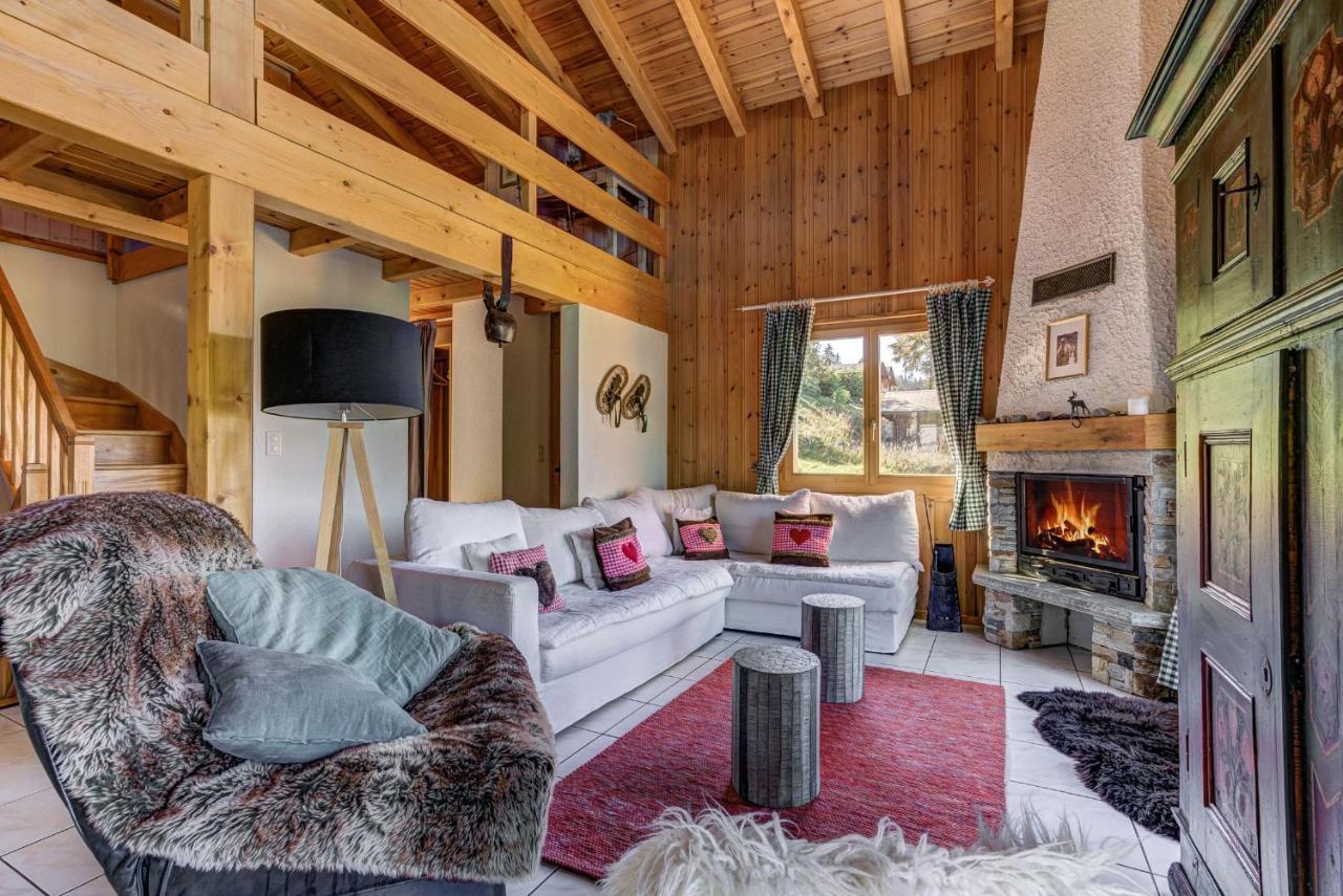 Chalet L'Ange La Tzoumaz Εξωτερικό φωτογραφία
